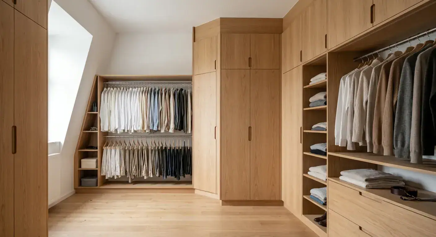 Lage walk-in closet: Den ultimate guiden til smart garderobeoppbevaring - Featured Image