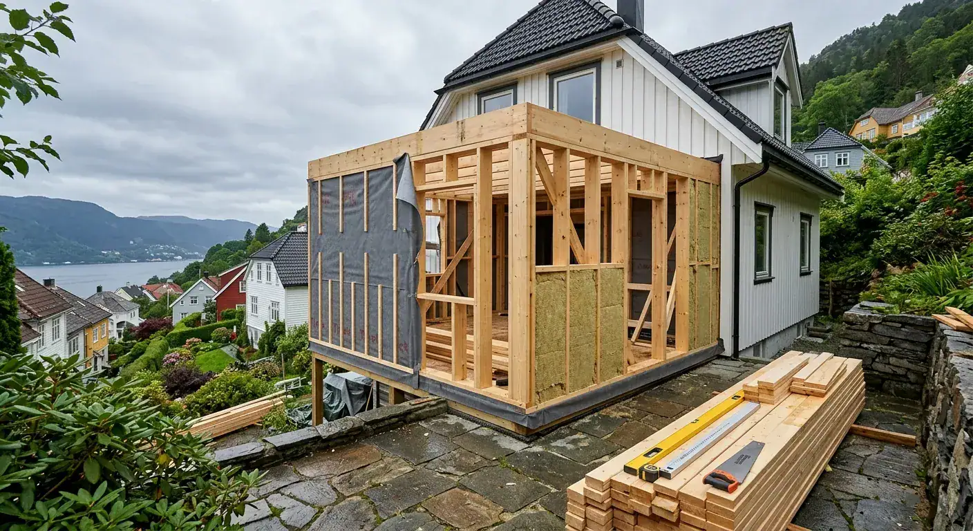 Boligutvidelse i Bergen: Smarte løsninger for mer plass og økt verdi - Featured Image